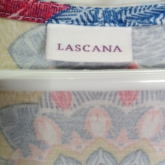 Lascana Mandala Print Sleeveless V Neck Dress Size 6 - Picture 2 of 10